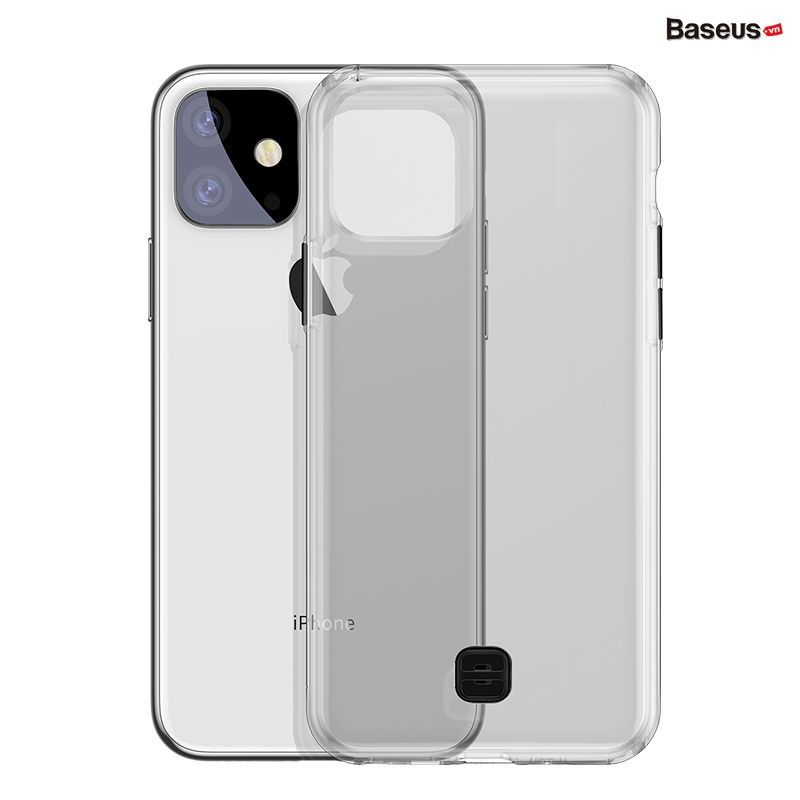 Ốp lưng trong suốt có dây đeo tay chống rớt Baseus Transparent Key Phone Case cho iPhone 11 Series ( TPU Soft Silicone, Dirt-resistant, Prevent Dropping Case)