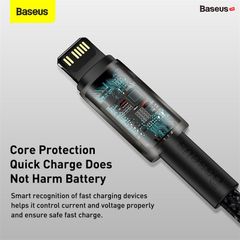 Cáp sạc nhanh, siêu bền C to Lightning 20W Baseus Tungsten Gold dùng cho iPhone 12/iP11 Series/iP XS Max (20W, Fast Charging & Data Cable)