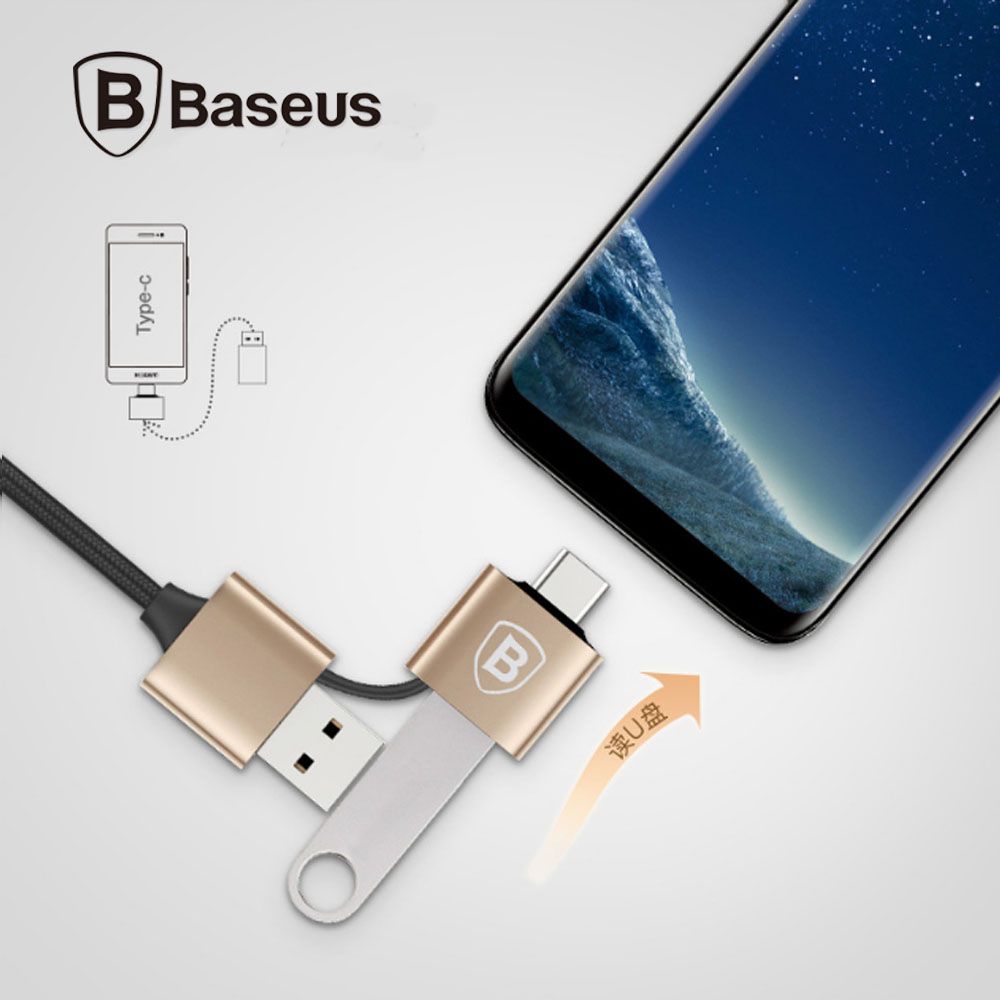 Cáp sạc và đồng bộ đa năng Baseus Multifunctional 5 trong 1 (Type C - Lightning - Micro USB - Type C- OTG)