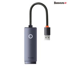 Hub Chuyển Đổi Kết Nối USB/Type C to LAN RJ-45 Baseus Lite Series Ethernet Adapter (100Mbps/1000Mbps, Aluminum Alloy, USB/Type C to LAN Port)