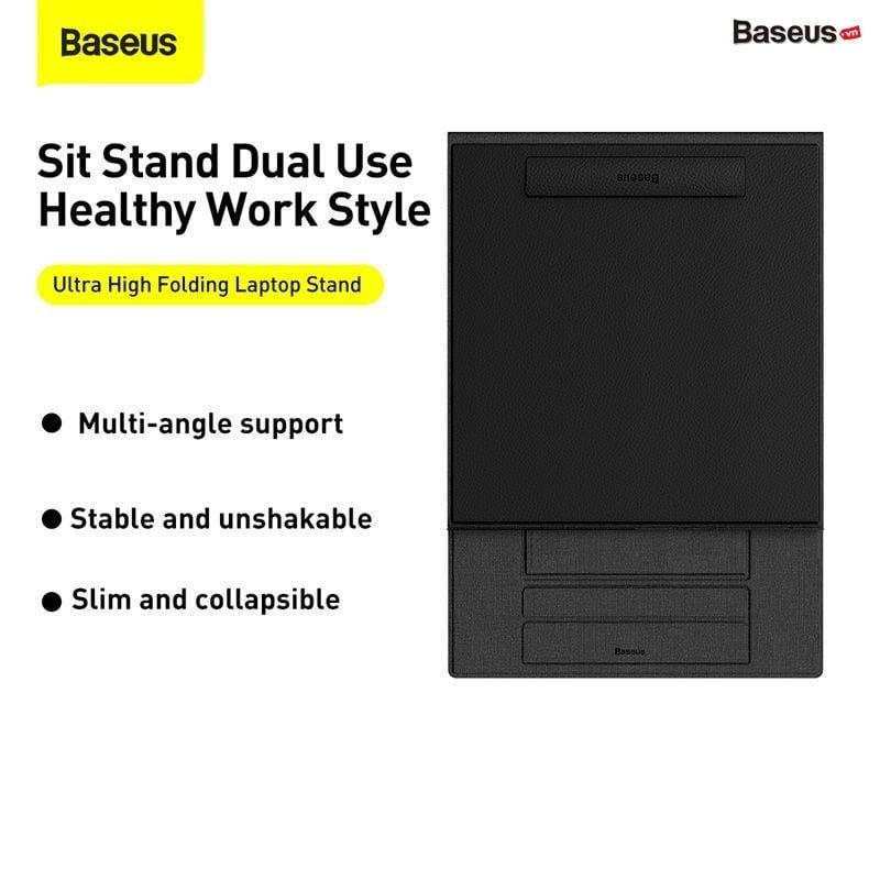 Đế giữ Macbook/Laptop xếp gọn đa dụng Baseus Ultra High Folding Laptop Stand