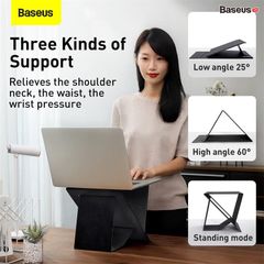 Đế giữ Macbook/Laptop xếp gọn đa dụng Baseus Ultra High Folding Laptop Stand