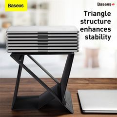 Đế giữ Macbook/Laptop xếp gọn đa dụng Baseus Ultra High Folding Laptop Stand