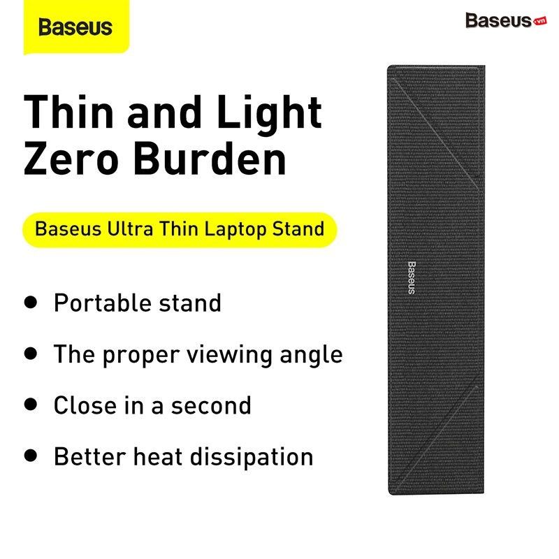 Đế tản nhiệt dành cho các dòng laptop Baseus Ultra Thin Laptop Stand