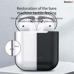 Bao Silicone siêu mỏng Baseus Ultrathin Series Silica Gel Protector cho Apple AirPods 1/2