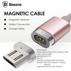 Cáp sạc từ tính Baseus Micro USB Magnetic tốc độ cao dùng cho Smartphone và Tablet Android/ Windows