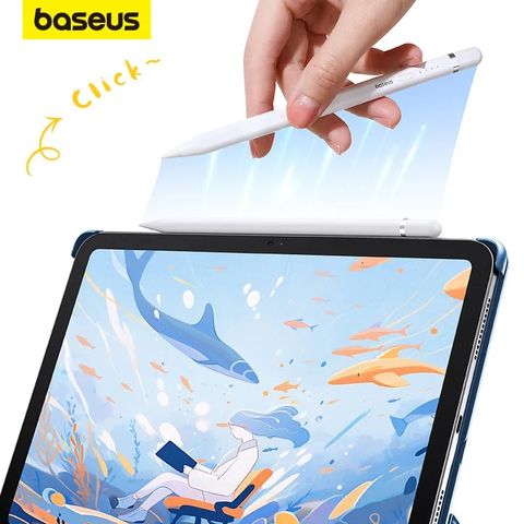Bút Cảm Ứng Baseus Stylus Gen 2 Dùng Cho iPad (Palm Reject, Magnetic, Wireless Charging, Bluetooth, App control)