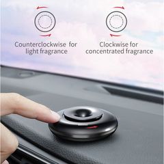 Bộ khuếch tán kèm nước hoa khô dùng cho xe hơi Baseus Vortex Car Air Freshener Holder LV513 (Metal Aromatherapy, with 4PCS Solid Perfumes )