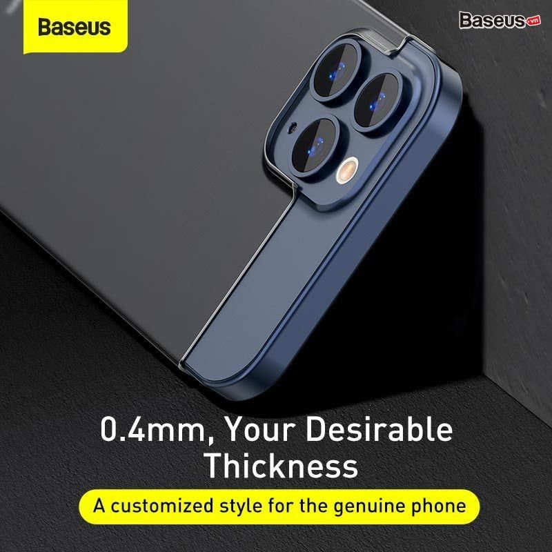 Ốp lưng siêu mỏng chống bám vân tay dùng cho iPhone 12 Series Baseus Wing Case (0.45mm Ultra Thin, Anti Oil/Finger Print, Hard Plastic)