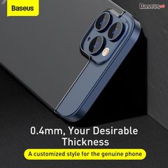 Ốp lưng siêu mỏng chống bám vân tay dùng cho iPhone 12 Series Baseus Wing Case (0.45mm Ultra Thin, Anti Oil/Finger Print, Hard Plastic)