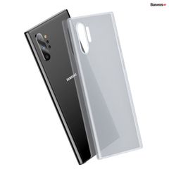 Ốp lưng siêu mỏng, chống bám vân tay Baseus Wing Case cho Samsung Note10/10 Plus ( 0.4mm Ultra Thin Hard Plastic Wing Case)