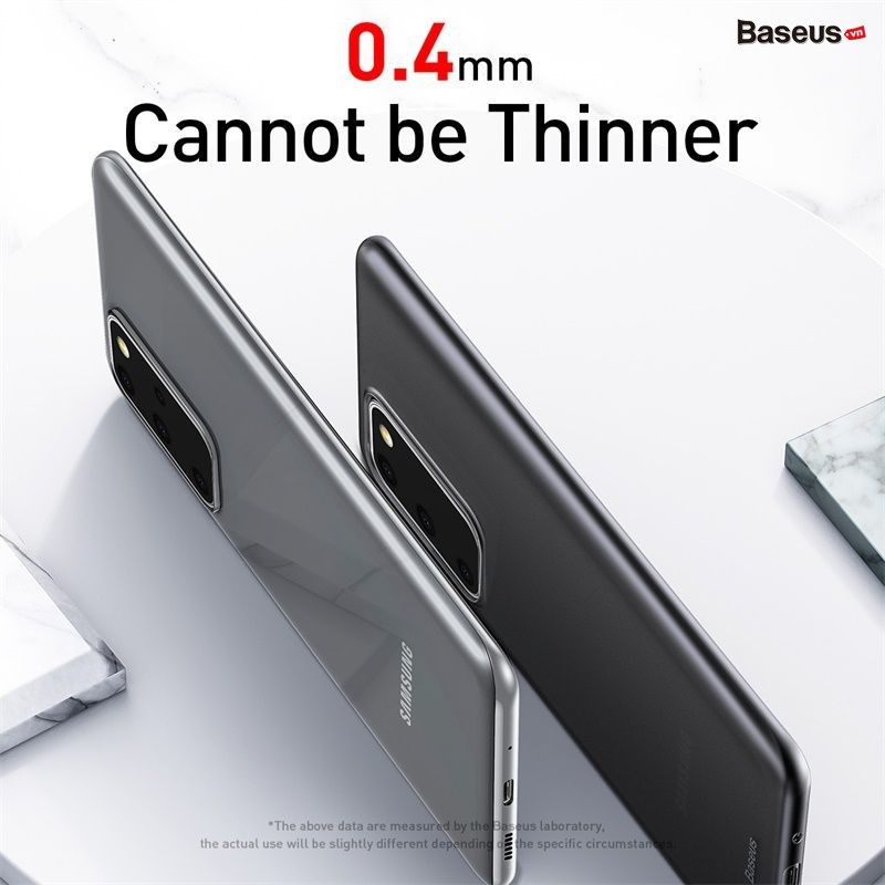 Ốp lưng siêu mỏng chống bám vân tay Baseus Wing Case cho Samsung Galaxy S20/S20 Plus/S20 Ultra (0.4mm, Ultra Thin Hard Plastic)