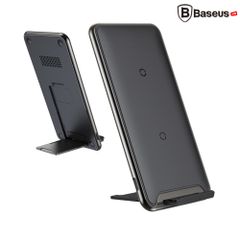 Đế sạc nhanh không dây Baseus 3 Coils Wireless Quick Charge cho iPhone 8/ iPX/ XR/ XS/XS Max/ Samsung S8/ S9/ Note 8/9 (10W, Qi Wireless Quick Charge)