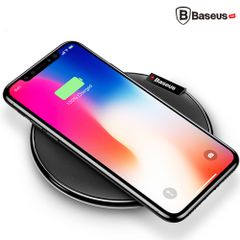Đế sạc không dây chuẩn Qi Baseus iX LV163 cho Apple iPhone 8/ iPhone X / Samsung S8/ S9/ Note 8 (Qi Fast Wireless Charger)