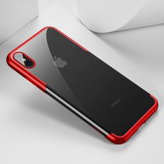 Ốp lưng trong suốt viền si màu Baseus Glitter Case cho iPhone XS/ XR/ XS Max (Hard PC, Ultra Thin Luxury Plating Plastic Case)