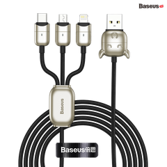 Cáp sạc đa năng bản đặc biệt Baseus Year of the Ox One-for-three Data Cable USB For M+L+C (3.5A, 1.2m)