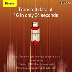 Cáp sạc đa năng bản đặc biệt Baseus Year of the Ox One-for-three Data Cable USB For M+L+C (3.5A, 1.2m)
