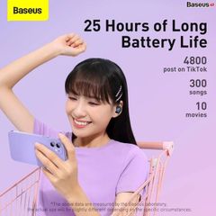 Tai nghe không dây Baseus Bowie E2 True Wireless Earphones (Bluetooth 5.2, 5~25h using, Anti-Los, APP control, IP55 Waterproof WS)