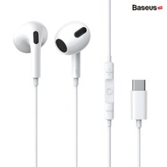 Tai Nghe Type-C  Baseus Encok lateral in-ear Wired Earphone C17 Cho Smartphone & iPad Pro