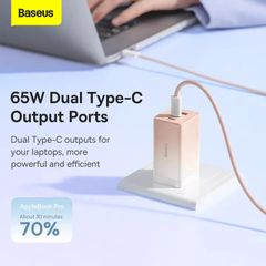 Bộ Sạc Nhanh Baseus GaN5 Pro Quick Charger 65W (Type Cx2 + USB, PD3.0/PPS/QC4.0/SCP/FCP Multi Quick Charge Protocol, New Upgrade Technology)