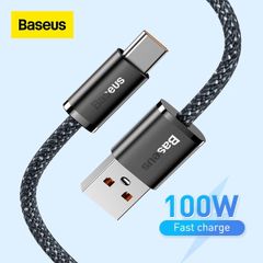 Cáp Sạc Nhanh, Vải Dù Siêu Bền Baseus Dynamic Series USB to Type-C 100W (5A/20V, ABS+ High Density Braided Wire, Fast Charging Data Cable)