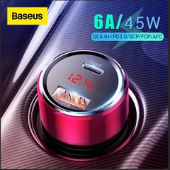 Bộ tẩu sạc nhanh đa năng dùng cho xe hơi Baseus Magic Series Quick Charge (45W, LED Display, PD/ QC 3.0/ PPS/ SCP/ AFC, Quick Charger )