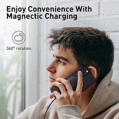 Đế sạc nhanh không dây có nam châm Baseus Light Magnetic Wireless Charger dùng cho iPhone 12/11/XS Max và Android (15W, Magnetic, Wireless quick charger)