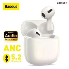Tai Nghe Bluetooth Cao Cấp Baseus Storm 3 ANC TWS Earphones (Bluetooth 5.2, GPS - APP Control, Super Fast charge, Nearly No-delay, Hi-Fi & HD Stereo Gaming Earbuds)