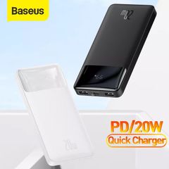 Pin sạc dự phòng Baseus Bipow Digital Display Power Bank (15W/20W, USB*2+Type C, LED Display, 2 Way Fast charge, 2023 New upgrade Edition)