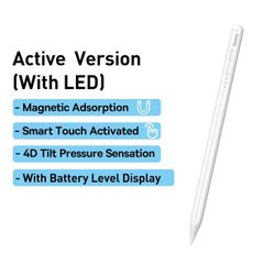 Bút Cảm Ứng Baseus Pencil 2 Smooth Writing Wireless Charging Stylus Dùng Cho iPad (Magnetic Palm rejection 4D)