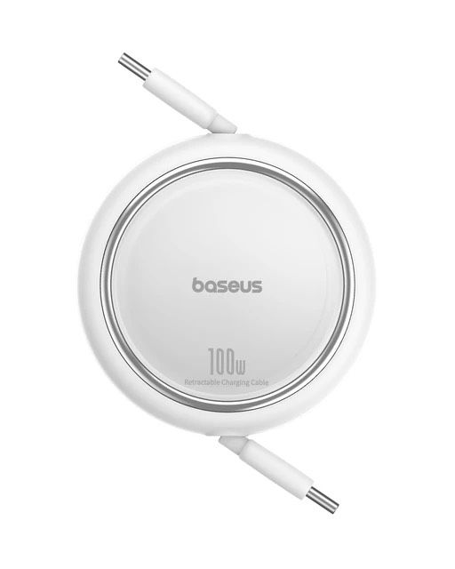 Cáp Sạc Nhanh C to C Rút Gọn Baseus Free2Draw Mini Retractable 100W (cho iPhone 15, Macbook/Laptop, iPad/Smartphone/Tablet Android)