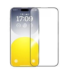 Kính Cường Lực Baseus Schott Series Full-Coverage HD Tempered Glass Screen Protector with Built-in Dust Filter for iP 15, Clear (Pack of 1, with dust-proof installation tool and cleaning kit)