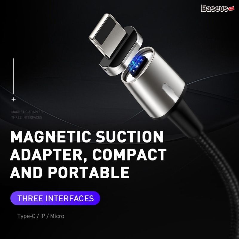Đầu nam châm dùng cho Cáp sạc từ tính Baseus Zinc Magnetic Cable Series 2 (Type C/ Micro USB/ Lightning Magnetic Adaptor/ Connector)