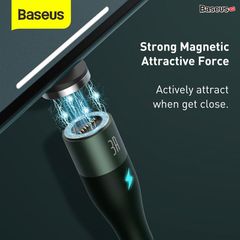 Cáp từ hỗ trợ sạc nhanh Baseus Zinc Magnetic Gen5 Safe Fast Charging Cable (USB to Lightning/Type C/Micro, Magnetic, Dustproof, Quick charge and Data Cable)