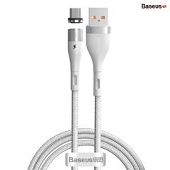 Cáp từ hỗ trợ sạc nhanh Baseus Zinc Magnetic Gen5 Safe Fast Charging Cable (USB to Lightning/Type C/Micro, Magnetic, Dustproof, Quick charge and Data Cable)