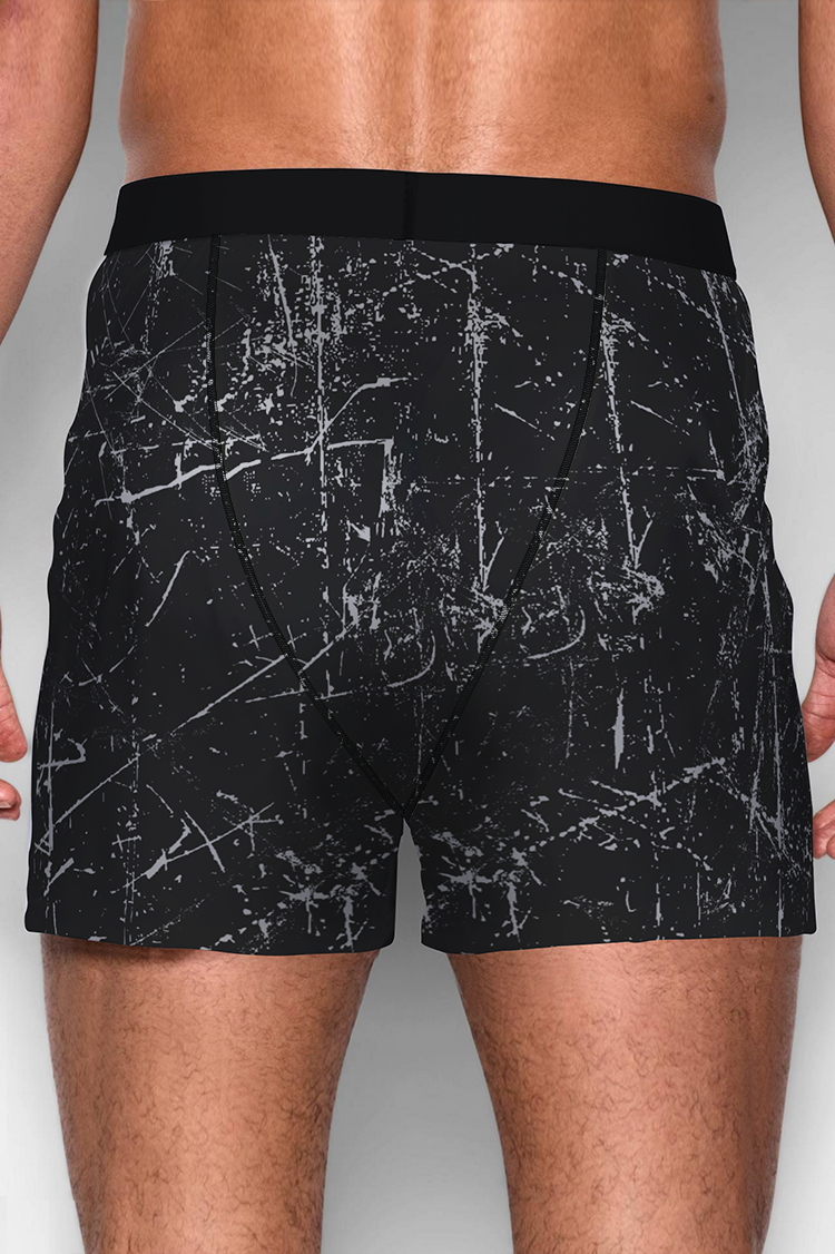 Quần Boxer Black Printed AM00006