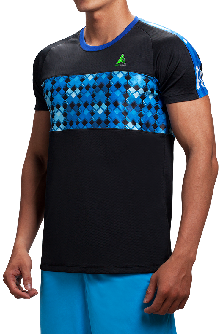 Áo thể thao nam IronaII Black X-Graphic A089