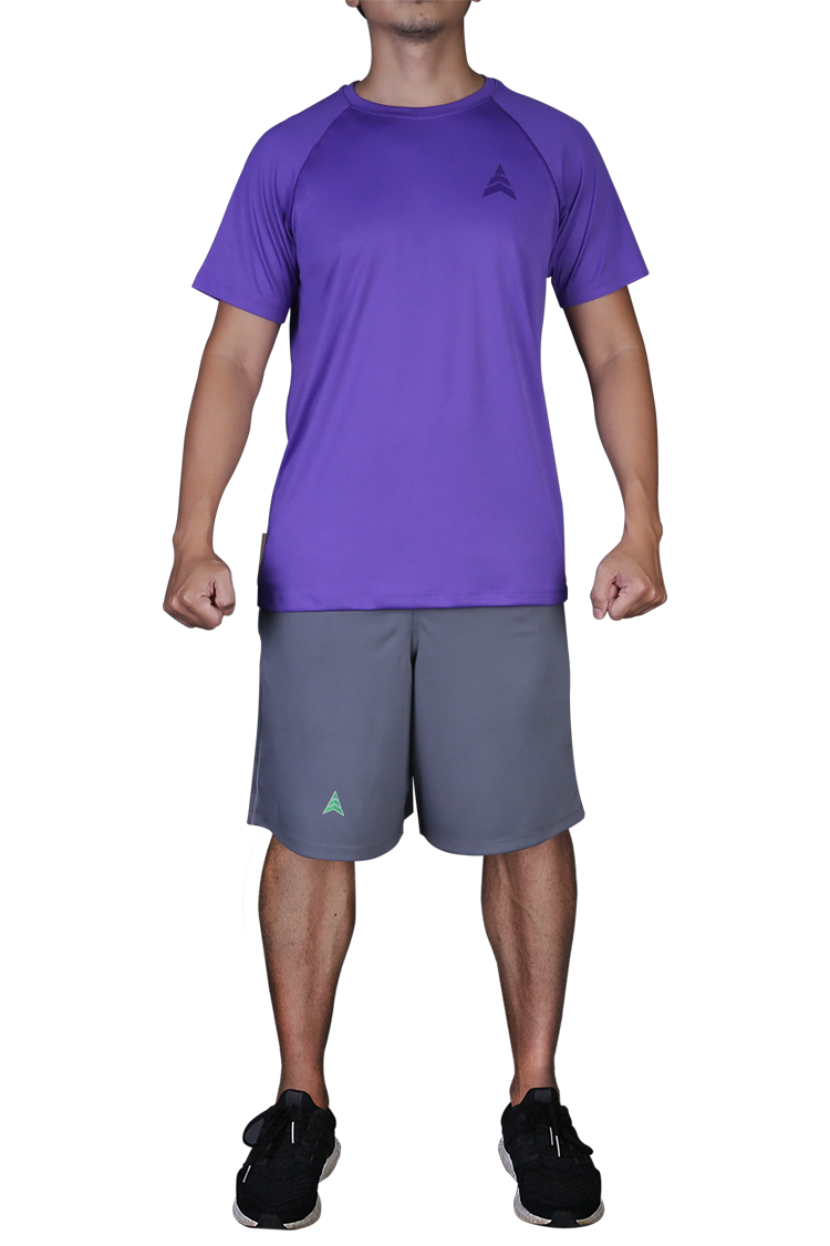 Áo thể thao 24h Purple A095