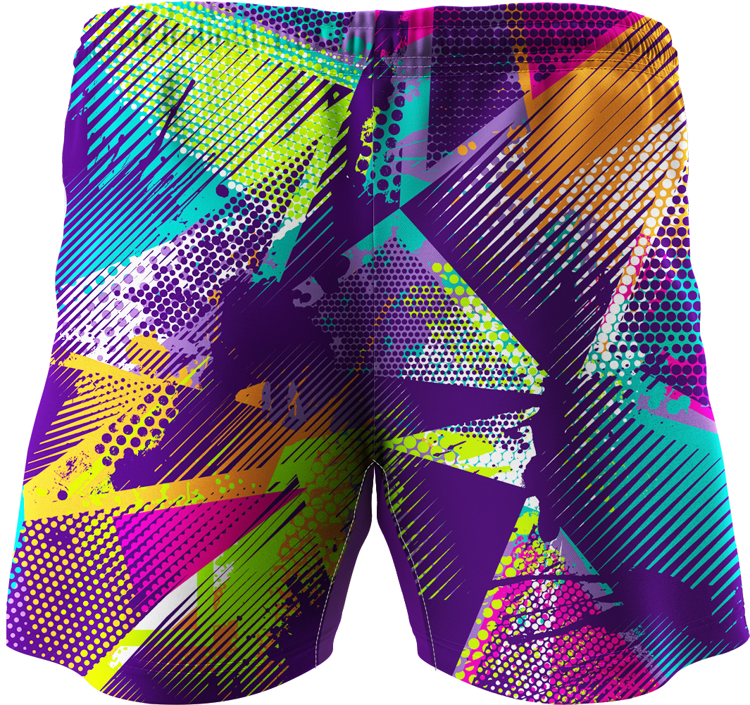 Quần Short Thể Thao Colorful Texture S011