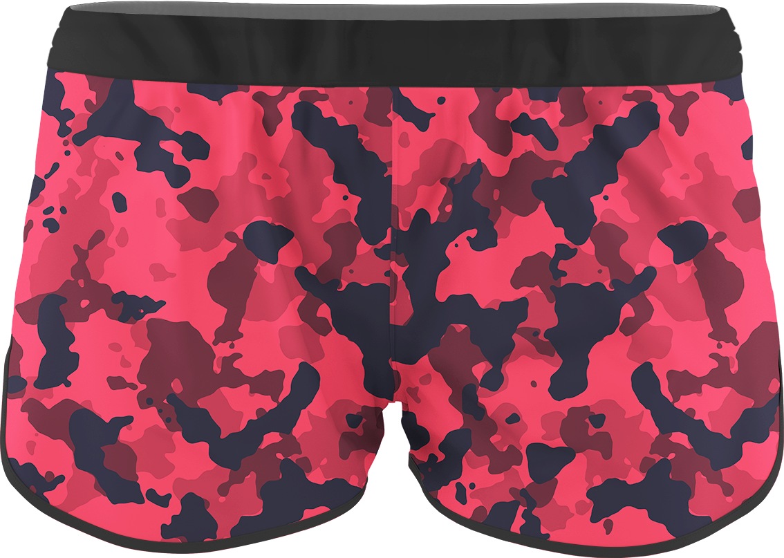 Quần Chạy Bộ Nữ Slight Red Camo S012