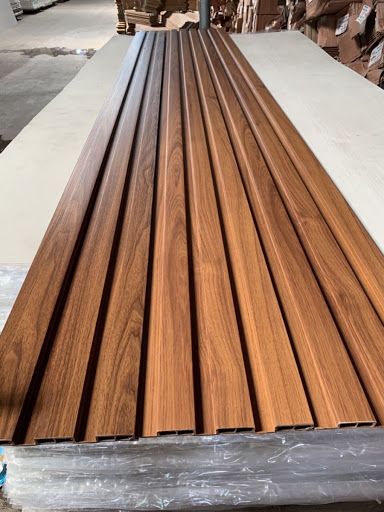 Tấm ốp tường nhựa vân gỗ Ecovina