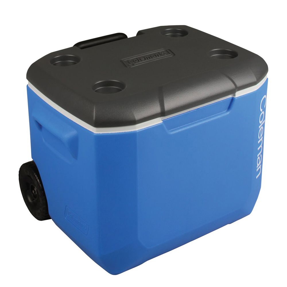 Thùng giữ nhiệt Coleman 3000001996 - 57L - Xanh dương - 60QT Wheeled Cooler (Blue)