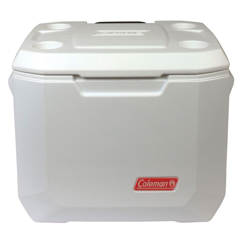 Thùng giữ nhiệt tay kéo Coleman 3000001839 - 47.3L - Trắng - 50Qt Xtreme Wheeled Marine Cooler (White)