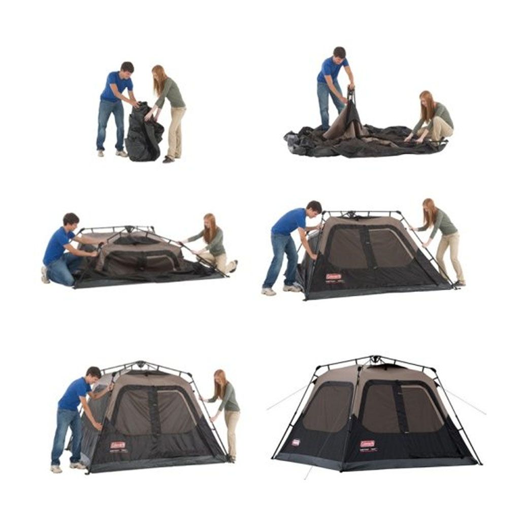 Lều cắm trại Coleman 6 người Instant - 2000010194 - Instant Tent 6P