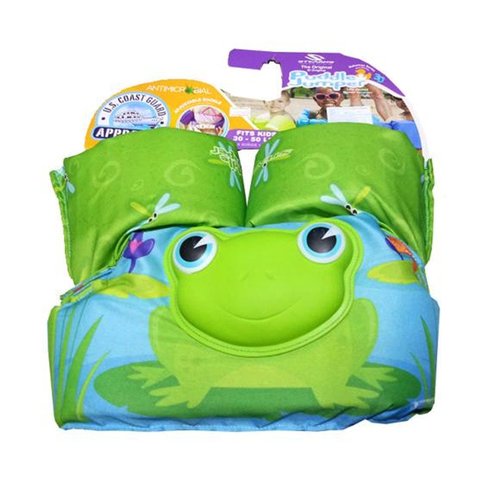 Phao đeo tay Deluxe 3D Coleman - 2000019607- 7547 - Xanh lá - Puddle Jumper Bahamas 3d Frog