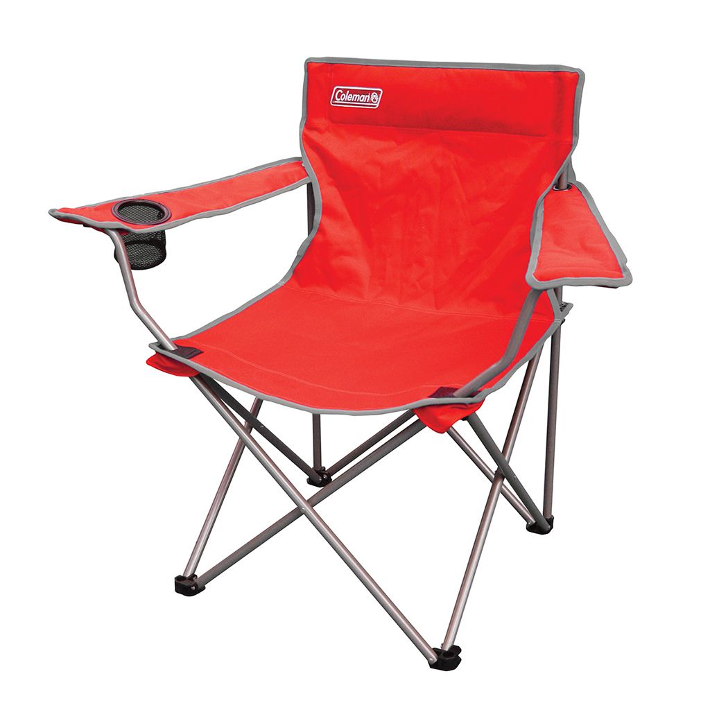 Ghế Xếp có tay tựa Coleman - 2000019119 - Đỏ - GO! Quad Arm Chair - Red