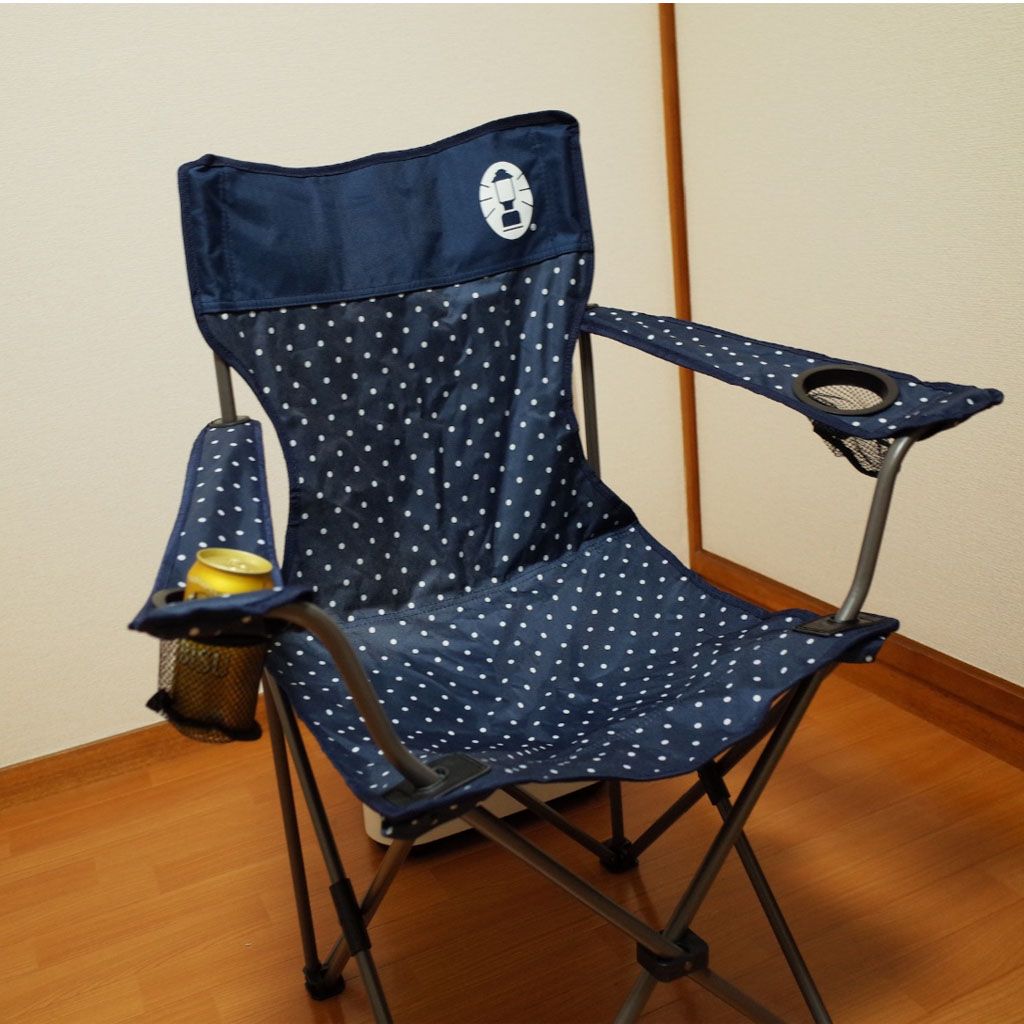 Ghế xếp 4 du lịch Coleman - 2000016997 - Xanh navy - Resort Chair_Navy Dot