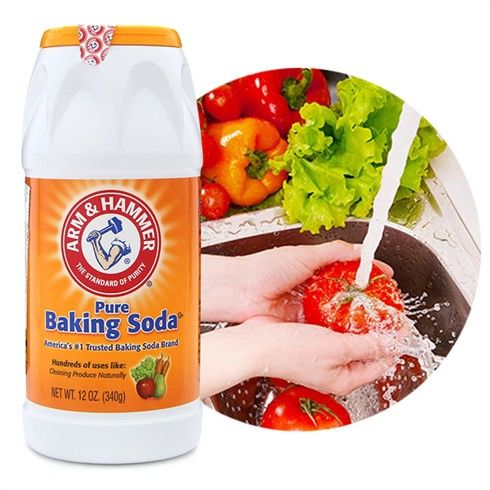  COMBO BỘT RỬA RAU QUẢ ĐA NĂNG BAKING SODA 340G+BỘT ĐA NĂNG BAKING SODA 1.81KG 