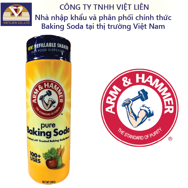  Bột Rửa Rau Củ Quả Arm&Hammer Baking Soda 340g Pure 