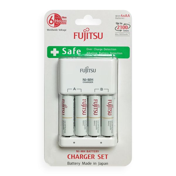  Máy Sạc Fujitsu - FCT 345FXEST(B) - 6hr - 4xAA 2000mAh 